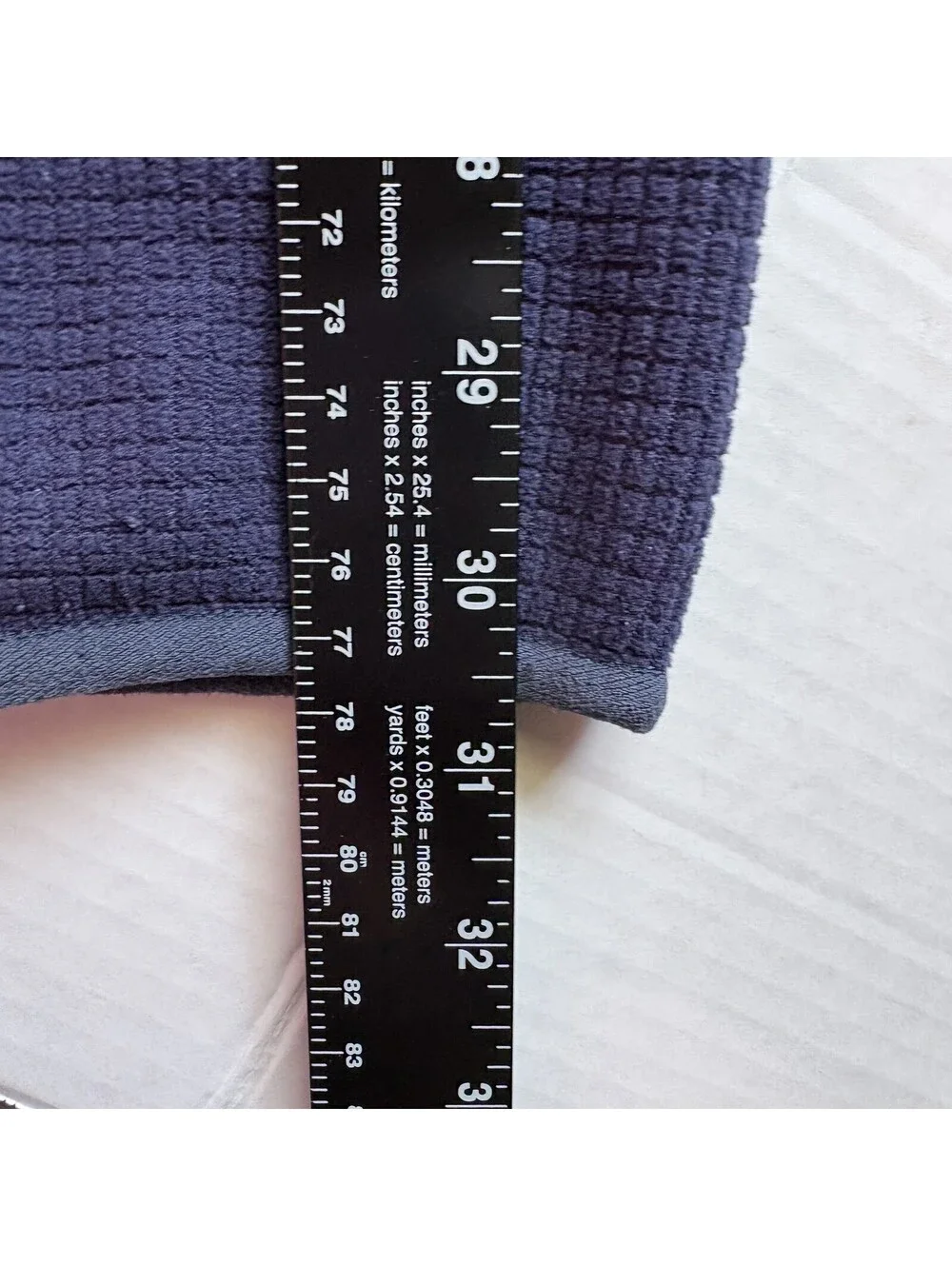 The North Face Men's 1/4 Zip Fleece Pullover Waffle Knit Sweater XL Blue